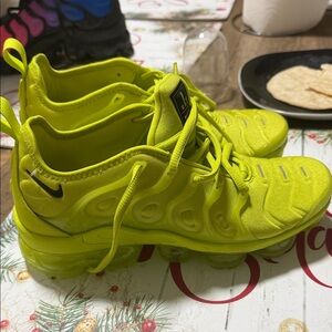 Nike Kids Neon Yellow Sneakers